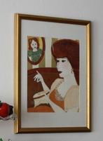 Schilderij Art Deco nouveau stijl
Borduren, Ophalen