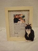 Francien - leuk fotolijstje met een kat / poes, --, Francien van westering, Ophalen of Verzenden, Zo goed als nieuw