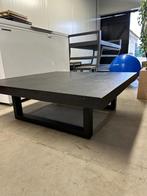 Zwarte Houten Salontafel, Huis en Inrichting, Tafels | Salontafels, Ophalen, Gebruikt, 50 tot 100 cm, 50 tot 100 cm