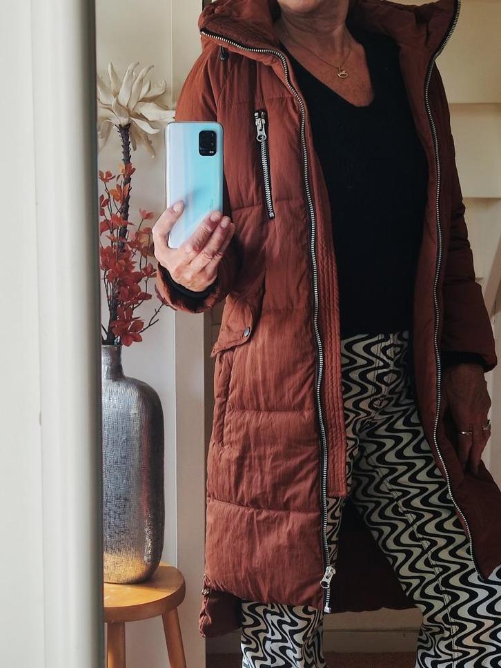 Mosterdbruine jas C&A – valt als 38/40, Kleding | Dames, Jassen | Winter, Zo goed als nieuw, Maat 38/40 (M), Bruin, Verzenden