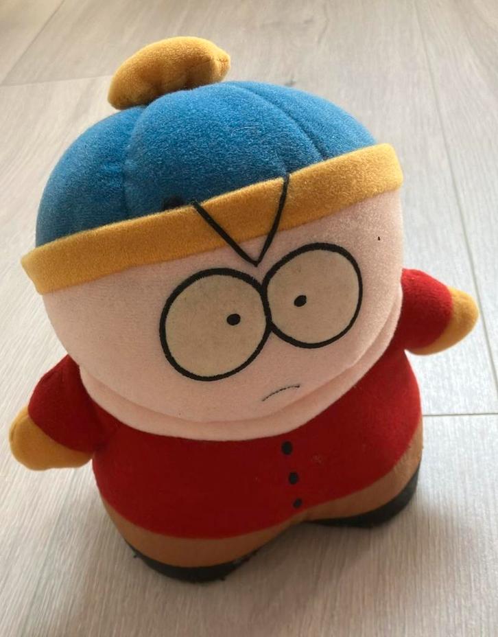 Figuur southpark Eric Cartman knuffel 20 cm cartoon, Verzamelen, Film en Tv, Zo goed als nieuw, Actiefiguur of Pop, Ophalen of Verzenden