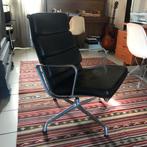 Eames EA 216 Soft Pad Chair, Gebruikt, Leer, Fauteuil, Ophalen