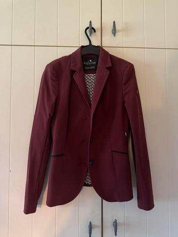 Te koop: Equiline wedstrijdjasje bordeaux, maat 38 beschikbaar voor biedingen