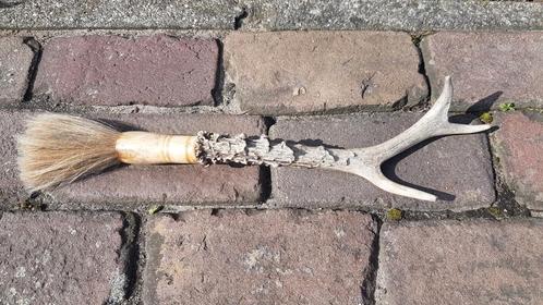 Kalligrafeer Kalligrafie kwast gewei antiek zeer gaaf! Hoorn, Hobby en Vrije tijd, Kostuums, Theaterbenodigdheden en LARP, Zo goed als nieuw