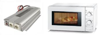 Omvormer 24V naar 230V 1500/1700 Watt + Magnetron 700 W beschikbaar voor biedingen