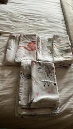 Dekbedovertrek unicorn 140 x200 3 stuks, Kinderen en Baby's, Kinderkamer | Beddengoed, Dekbedovertrek, Zo goed als nieuw, Roze