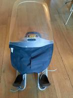 Qibbel fietsstoeltje en windscherm, Fietsen en Brommers, Fietsaccessoires | Fietsstoeltjes, Ophalen of Verzenden, Gebruikt