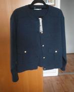 Mooi Zara vest knitwear mt L donkerblauw met knoopjes nw, Blauw, Zara, Maat 42/44 (L), Nieuw
