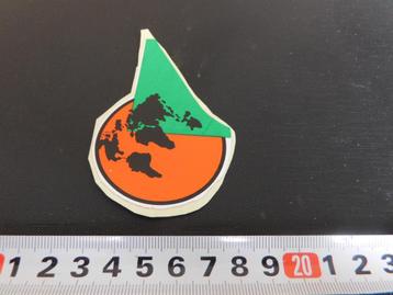 sticker ???  aardbol beschikbaar voor biedingen