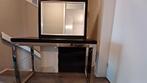 Side tafel met spiegel, Ophalen, 25 tot 50 cm, Rechthoekig