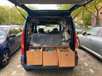 Renault Kangoo 2006 Kamper!, Auto's, Stof, 1145 kg, Blauw, Stationwagon