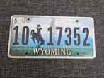 Kentekenplaat Wyoming USA Nummerplaat nummerbord License pla, Ophalen of Verzenden, Gebruikt, Auto's