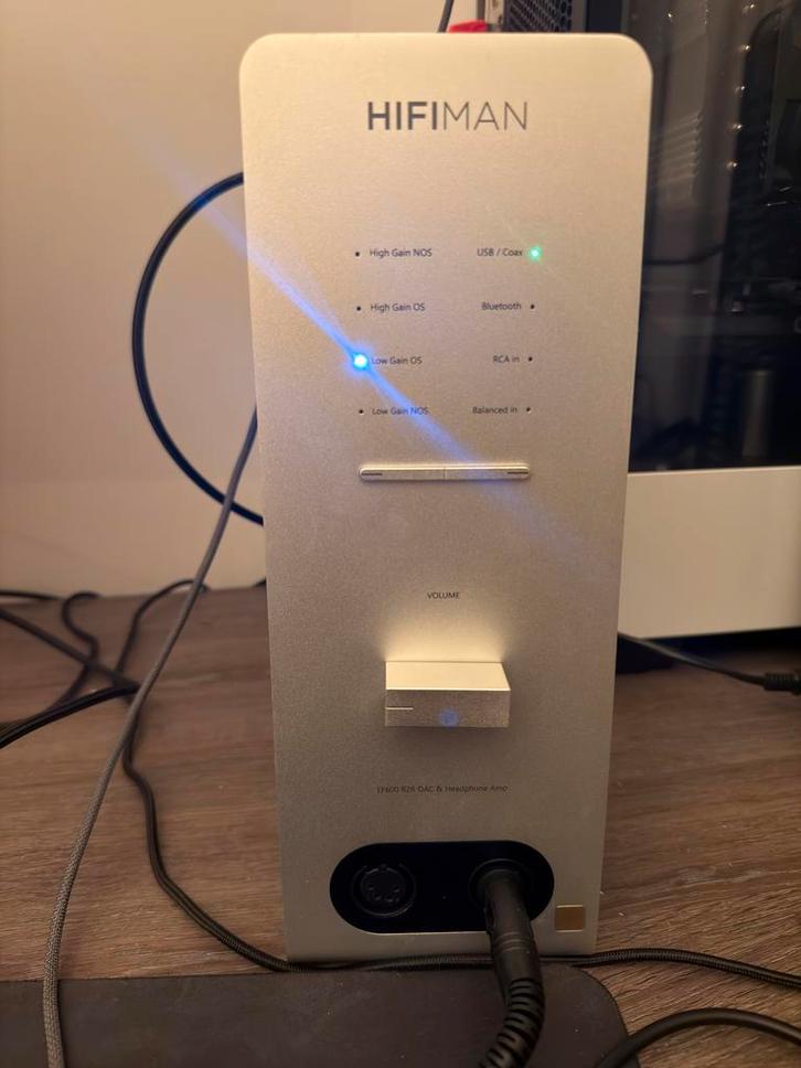 Hifiman EF600 Headphone Amp/DAC - Zo goed als nieuw!, Audio, Tv en Foto, Versterkers en Receivers, Zo goed als nieuw, 120 watt of meer