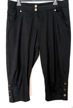Airfield zwarte pantalon/capri maat 46[v]