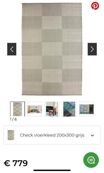 HAY design tapijt- CHECK RUG-200x300 beschikbaar voor biedingen