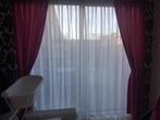 Roze siergordijnen, Ophalen of Verzenden, Zo goed als nieuw, 50 tot 100 cm, Minder dan 100 cm