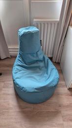 Zitzak Sugarpufy turquoise, Huis en Inrichting, Zitzakken, Ophalen, Zo goed als nieuw, Blauw