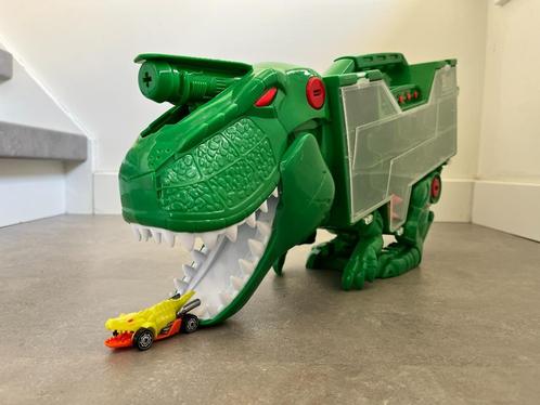 Teamsterz Dino racebaan / autokoffer met geluid, Kinderen en Baby's, Speelgoed | Racebanen, Zo goed als nieuw, Racebaan, Handmatig