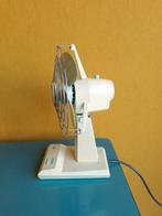 Vintage ventilator, tafelventilator, pastel blauwe waaier, Witgoed en Apparatuur, Ventilatoren, Gebruikt, Vintage, Ophalen of Verzenden