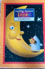 Veilig leren lezen, wandplaten, schoolplaten, vintage, Ophalen of Verzenden, Gelezen, Overige niveaus, Nederlands