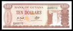 Bankbiljet - Guyana 10 Dollars 1992 - UNC, Postzegels en Munten, Bankbiljetten | Amerika, Los biljet, Ophalen of Verzenden, Zuid-Amerika