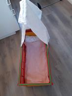 Poppenbed handgemaakt 70,5x33,5x33,5 cm, Kinderen en Baby's, Speelgoed | Poppen, Ophalen, Gebruikt