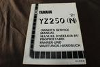 Yamaha YZ250 N 1985 motorcycle owner's / service manual, Ophalen of Verzenden, Yamaha