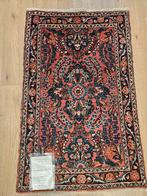 Vintage handgeknoopt perzisch tapijt hamadan 92x57, Info@SlatsAntiek.nl, Tweedehands, 50 tot 100 cm, Perzisch