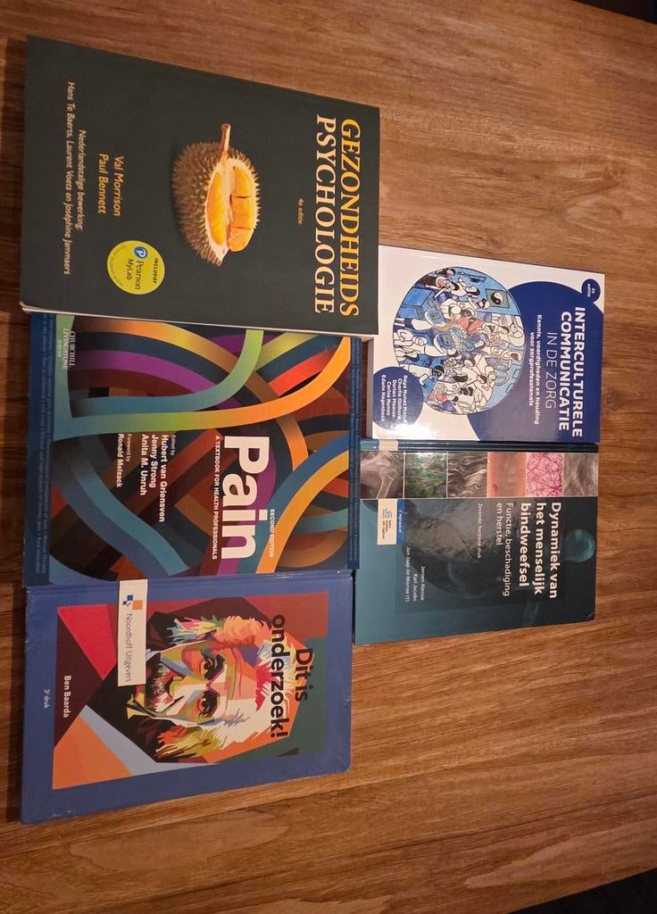 Fysiotherapie studieboeken - Nieuw en gebruikt, Diverse, Zo goed als nieuw, Beta, HBO