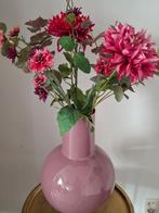 Vaas met kunstbliemen, Huis en Inrichting, Woonaccessoires | Vazen, Ophalen, Overige materialen, Overige kleuren, Zo goed als nieuw