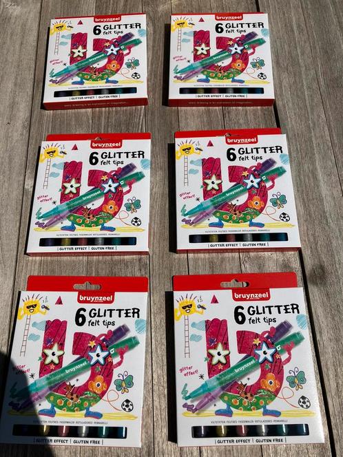Nieuw : Viltstift brynzeel kids glitter ass grootverpaking, Hobby en Vrije tijd, Knutselen, Nieuw, Knutselwerk, Ophalen of Verzenden