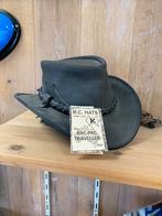 Leren australische hoed BC hats nieuw, 56 of 57 cm (M, 7 of 7⅛ inch), Hoed, Nieuw, Ophalen of Verzenden