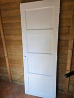 Paneeldeur (viervlaks) Jaren 30 - Binnendeur, Doe-het-zelf en Verbouw, Deuren en Horren, Ophalen, Gebruikt, Minder dan 80 cm, Binnendeur