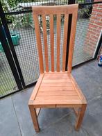 8 teak houten eetkamer stoelen, Ophalen, Gebruikt, Bruin, Vijf, Zes of meer stoelen