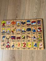 Retro houten knopjes puzzel, Hobby en Vrije tijd, Denksport en Puzzels, Minder dan 500 stukjes, Gebruikt, Ophalen of Verzenden