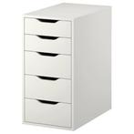 NIEUW!! Ikea ALEX Ladeblok 5 lades, wit, 36x70 cm, Huis en Inrichting, Ophalen, 5 laden of meer, Nieuw, 50 tot 100 cm