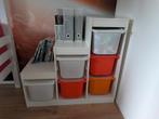 Witte Ikea Trofast Trapkast met Opbergbakken, Ophalen, Gebruikt, Kast, 75 tot 100 cm