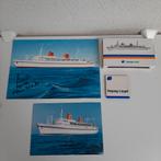 HAPAG-LLOYD EUROPA 2 x foto plus luciferdoosjes, Ophalen of Verzenden, Zo goed als nieuw, Motorboot, Boek of Tijdschrift