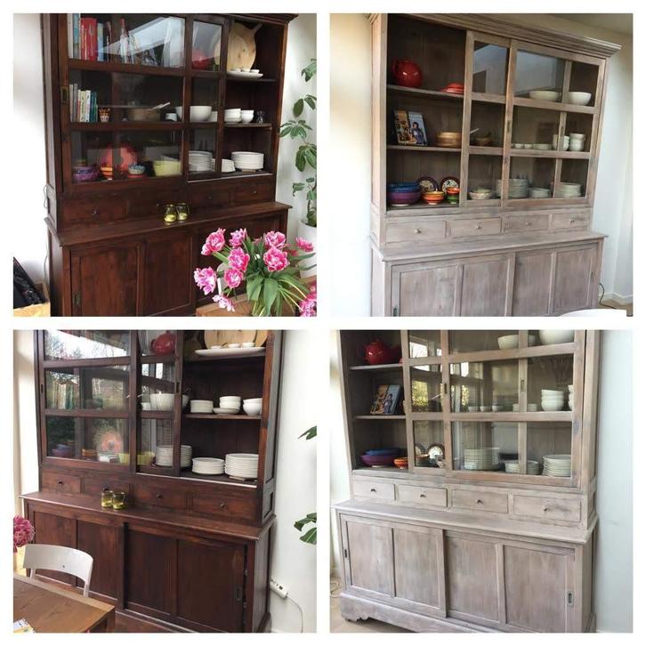 Zandstralen Restauratie Hardhouten Antieke Kasten Meubels, Antiek en Kunst, Antiek | Meubels | Kasten, Ophalen