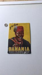 Reclamebordje “ Banania”, Verzamelen, Merken en Reclamevoorwerpen, Ophalen of Verzenden, Zo goed als nieuw, Reclamebord