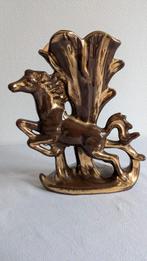 Franse Retro Vintage vaas en beeldje met paard, Antiek en Kunst, Ophalen of Verzenden