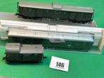 146 Fleischmann 3 wagons 5810 01 5675 20 + remmerswagen, Hobby en Vrije tijd, Modeltreinen | H0, Gebruikt, Gelijkstroom, Wagon