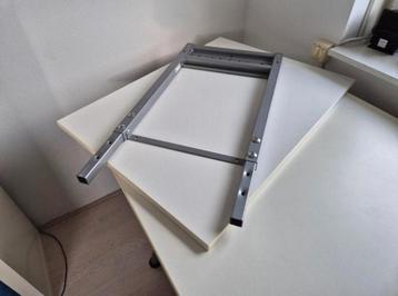 Galant bureau wit ikea met hoekbureau met 2 uitbreidingen - afbeelding 3