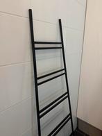 Metalen Tijdschriften of Handdoeken ladder zwart, Ophalen, Gebruikt