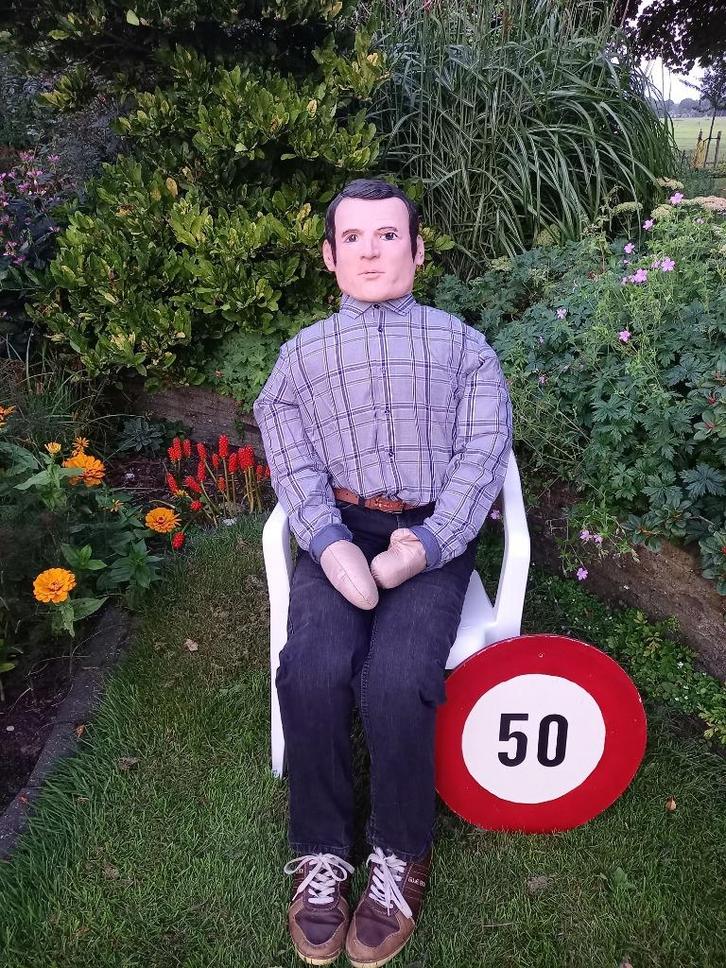 Abraham en Sarah te huur, Hobby en Vrije tijd, Feestartikelen | Verhuur, Zo goed als nieuw, Abraham of Sarah, Ophalen