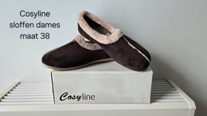 Cosyline dames sloffen maat 38, Kleding | Dames, Schoenen, Nieuw, Pantoffels of Sloffen, Bruin, Ophalen of Verzenden