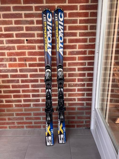 Atomic supercross sx7 142 cm, Sport en Fitness, Skiën en Langlaufen, Gebruikt, Ski's, Atomic, 140 tot 160 cm, Ophalen of Verzenden