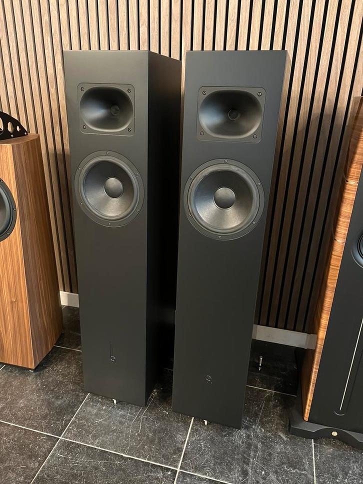 Blumenhofer Tempesta 20 hoog rendement speakers, Audio, Tv en Foto, Luidsprekers, Zo goed als nieuw, Front, Rear of Stereo speakers