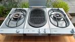 Gaggenau Vario Grill VR 230112 en 2 wokbranders VG 230112, Ophalen, Gebruikt, 3 kookzones of minder, Inbouw