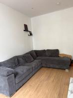 Antraciet Loungebank, Huis en Inrichting, Ophalen, Gebruikt, Stof, Zachte, tedy stof